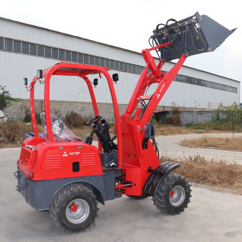 Electric Wheel Loader Manufacturer - New Arrival Telescopic Skid Steer 600Kg 800Kg 1000Kg Mini Frontend Radlader Elektro for Sale