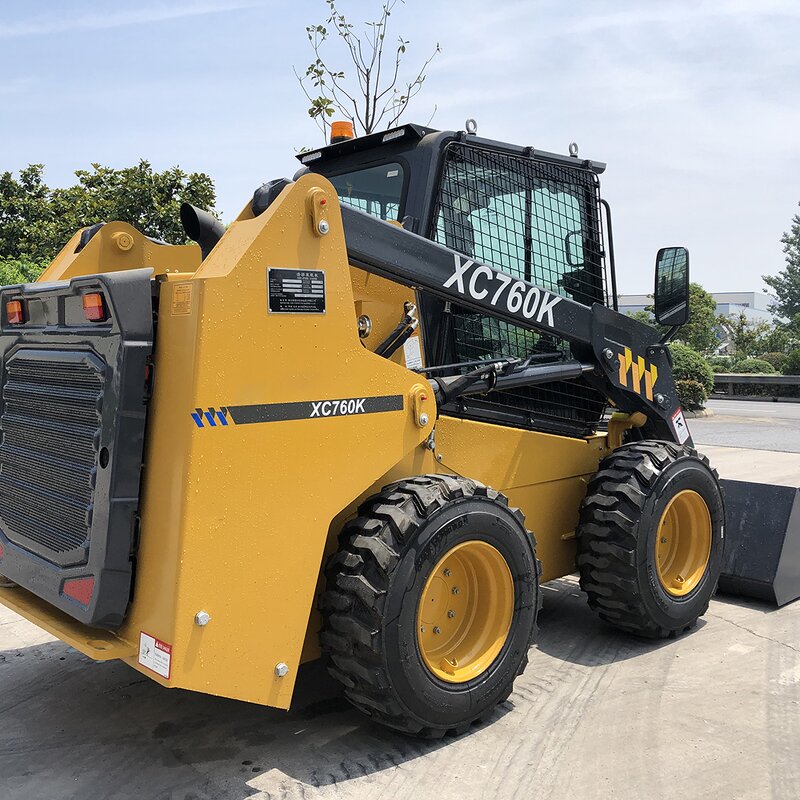 Skid Steer Loader Manufacturer - Skid-steer XC740K Minicargador 1ton Mini Backhoe