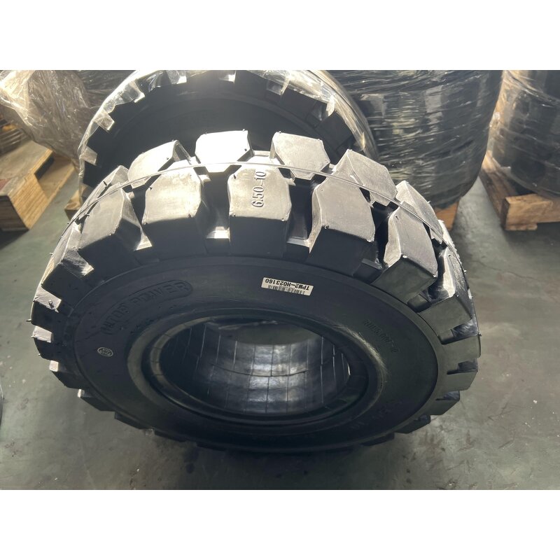 Forklift Tyres Manufacturer - HITOP Brand Resilient Solid Tire 650-10