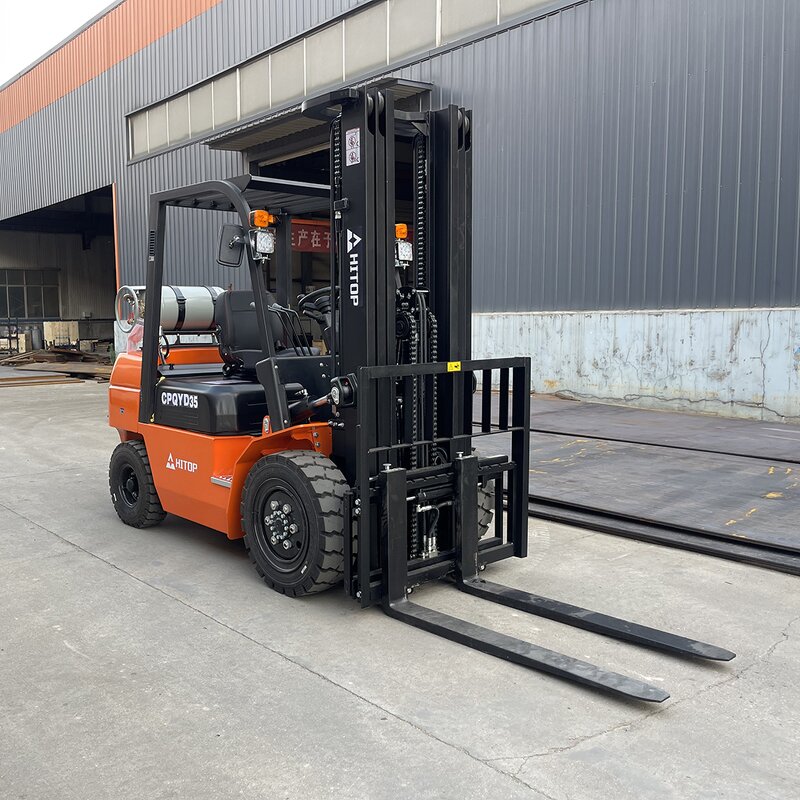 LPG Forklift Manufacturer - Euro 5 2.5 Ton 3 Ton 4 Ton Dual Fuel Gasoline Gas 3.5 Ton Propane with 4.8m Lifting