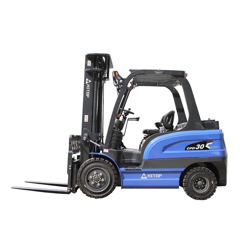 Lithium Electric Forklift Manufacturer - 3 Stage Mast Smooth Lifting 1 Ton 2 Ton for Indoor Warehouse Use