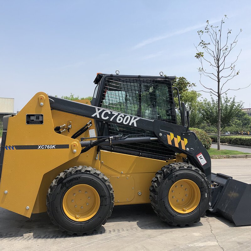 Backhoe Loader Manufacturer - Small XC760K Tractor Skid Steer with Attachment