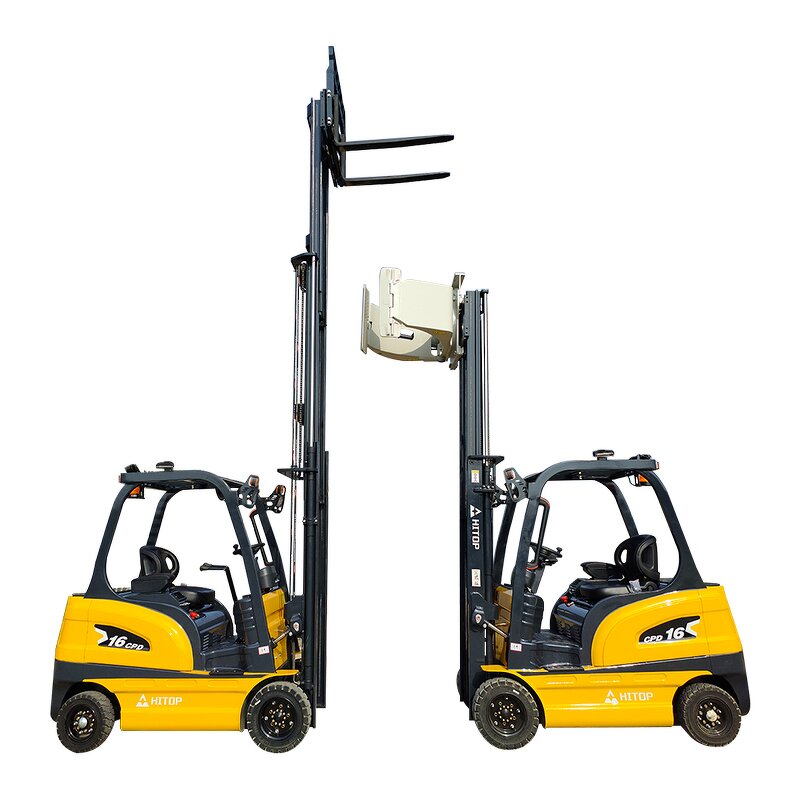 Forklift Truck Manufacturer - Bale Clamp Rotating 2.5t 3 Ton Electric Elevator for Material Handling