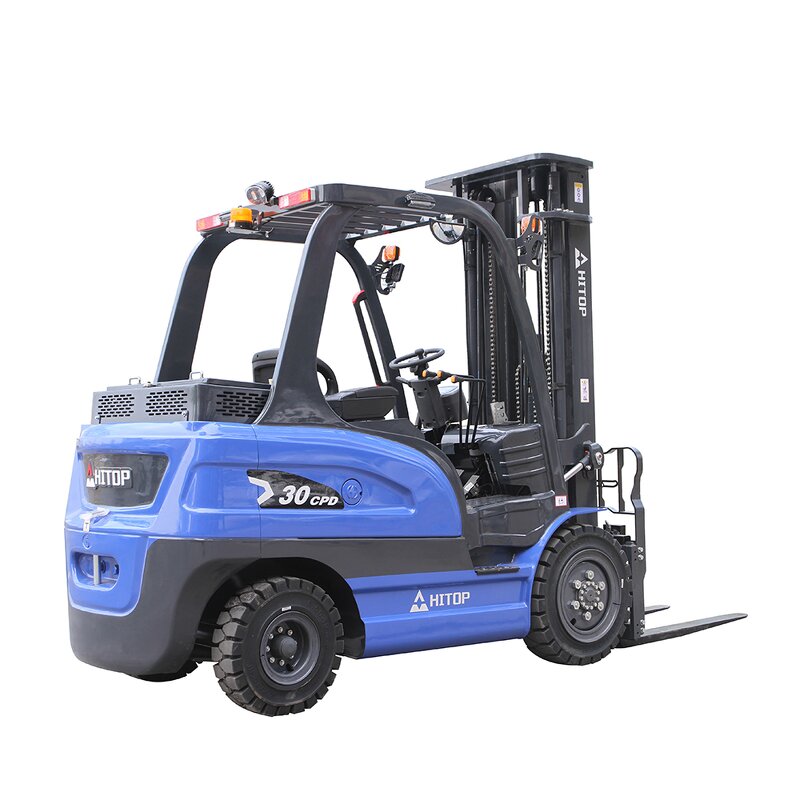 Lithium Electric Forklift Manufacturer - 3 Stage Mast Smooth Lifting 1 Ton 2 Ton for Indoor Warehouse Use