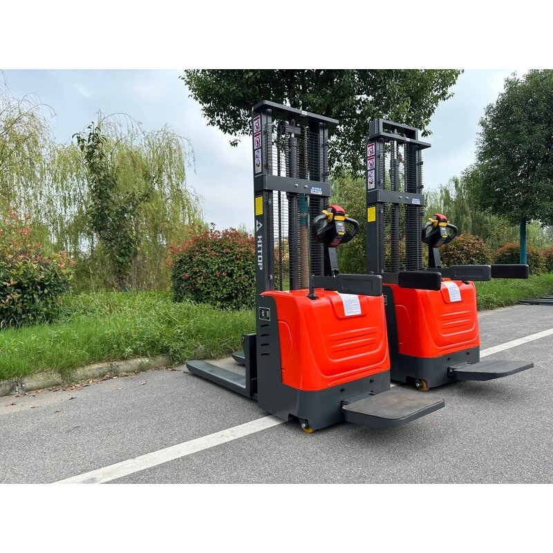Electric Walkie Stacker Manufacturer - HITOP Warehouse 1 TON 1.5 TON AC Driving Apilador Electrico