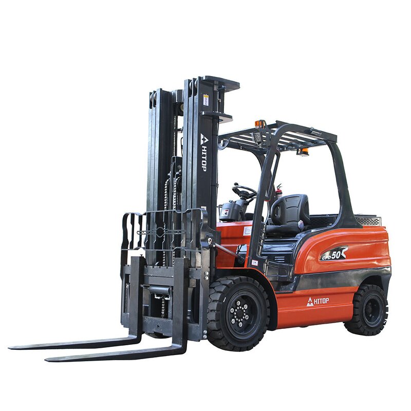 Electric Forklift Manufacturer - Hitop Hot Chinese Battery Powered 5000kg 4.5 Ton 5 Ton New for Sale