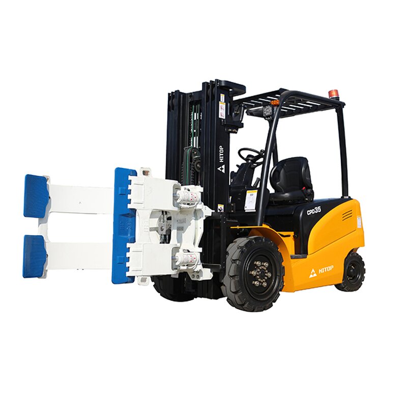 Forklift Attachment Manufacturer - Rotator Chinese Fork Lifter 3 Ton 3.5 Ton Electric Battery with Paper Roll Clamp