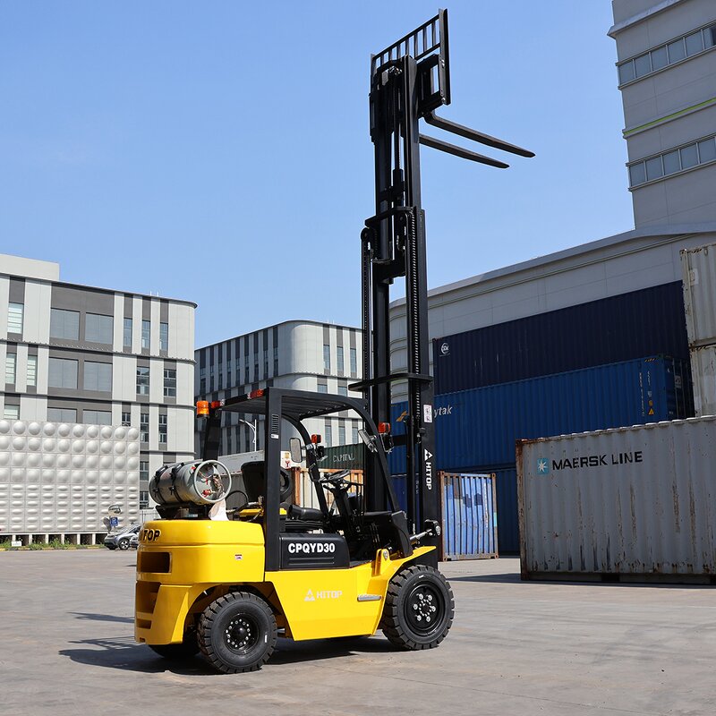 Dual Fuel Forklift Manufacturer - Japanese Engine K25 LPG 2 Ton 2.5 Ton Gasoline Propane 3 Ton with 3000-7000mm Lifting