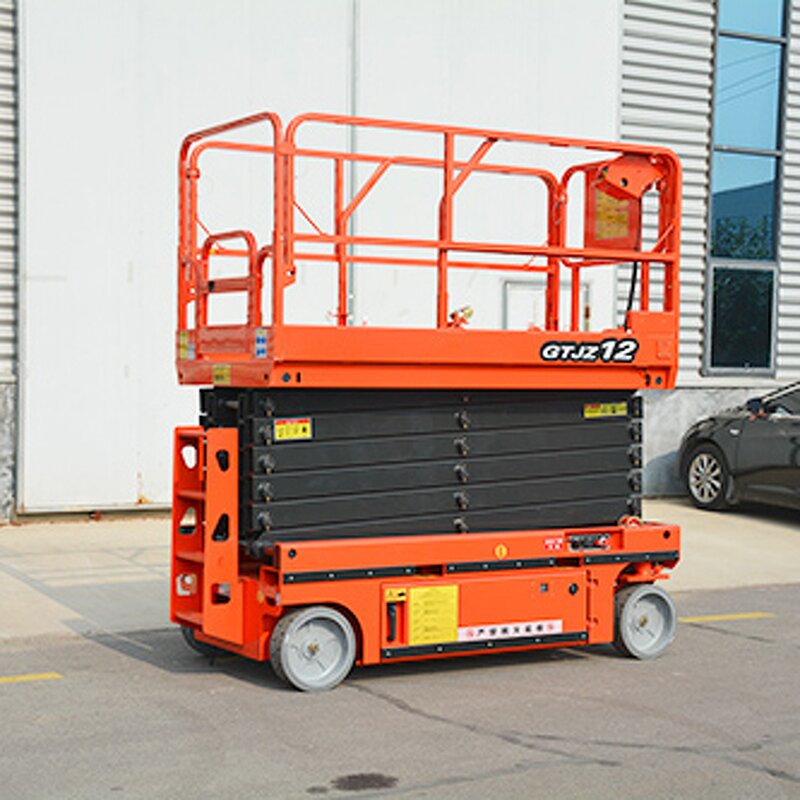 Scissor Lift Manufacturer - Hydraulic Electric Full Automatic Self-Propelled Automatic Walking Manned Lifting Platform