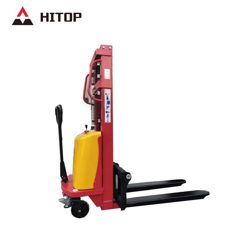 Semi Electric Pallet Stacker Manufacturer - Hot Sale 4 Meters Lifting 1Ton 1.5 Ton 2 Ton