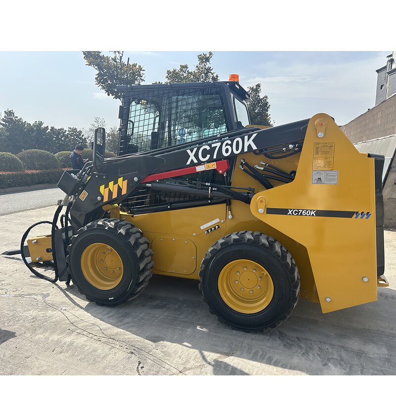 Skid Steer Loader Manufacturer - Skid-steer XC740K Minicargador 1ton Mini Backhoe
