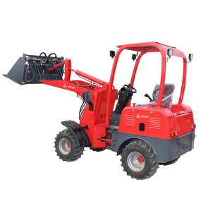Electric Wheel Loader Manufacturer - Hitop Cheap Price Small Compact Garden 400kg 600kg 800kg 1000kg Small Lithium Battery Mini