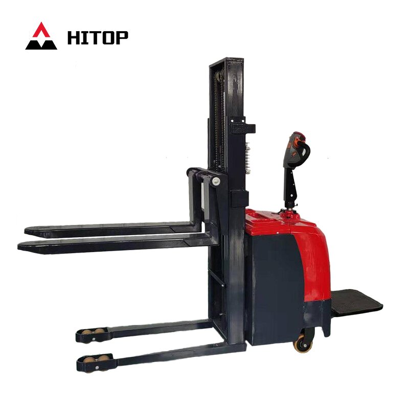 Electric Reach Stacker Manufacturer - Professional Factory Directly Supply 1200kg 1500kg Standing Type Fully