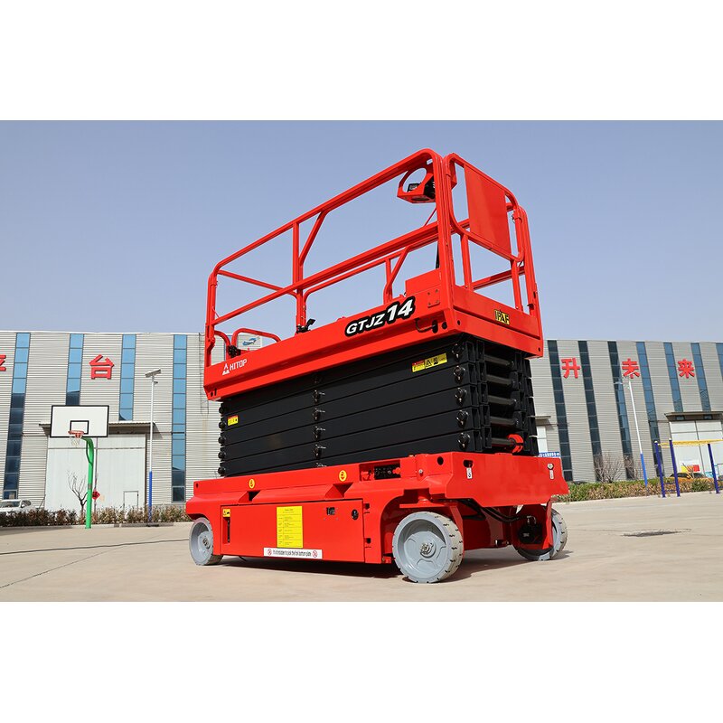 Scissor Lift Manufacturer - Self Propelled Full Automatic Hydraulic Electric Lifting Platform Type Automatic Walking Manned Elevator