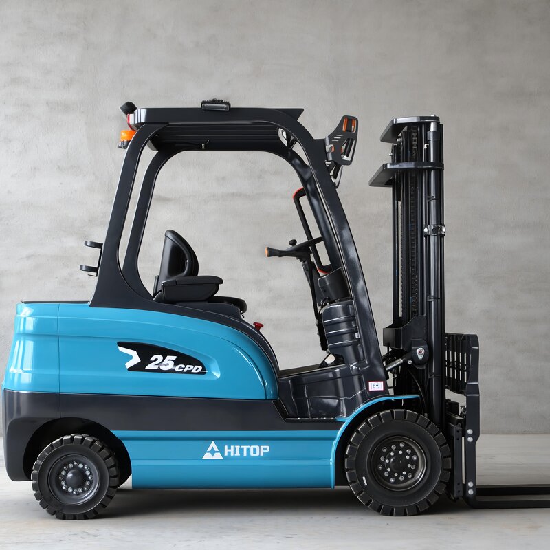 Forklift Truck Manufacturer - Factory Price CPD Electric 1 Ton 1.5 Ton 2 Ton Compact Container Mast Solid Tyres