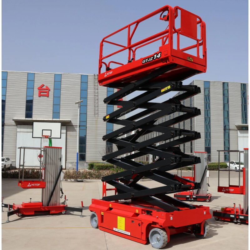 Scissor Lift Manufacturer - Portable Lifting Platform 10m 12m 14m 16m Automatic Mobile Hydraulic Electric for Aerial Working