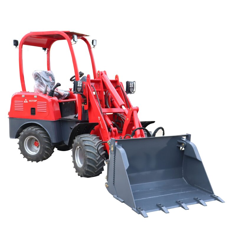 Electric Mini Wheel Loader Manufacturer - Cheap Model Off-highway 4WD 400kg 600kg 800kg Fully 1 Ton with Charger