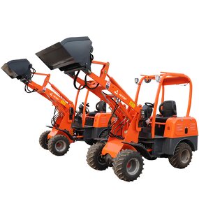 Electric Mini Wheel Loader Manufacturer - Cheap Model Off-highway 4WD 400kg 600kg 800kg Fully 1 Ton with Charger