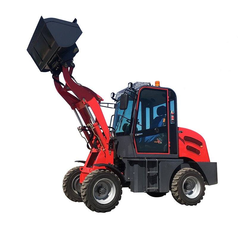 Electric Mini Wheel Loader Manufacturer - Cheap Model Off-highway 4WD 400kg 600kg 800kg Fully 1 Ton with Charger