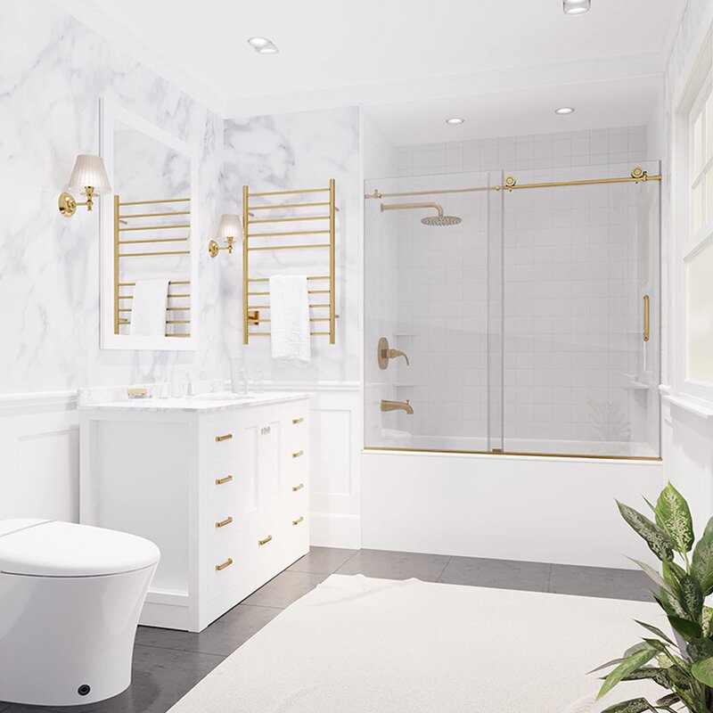 Shower Enclosure Manufacturer - Rushed Odm Bathroom Corner Base Door Parts Tempered Hinge Dealer