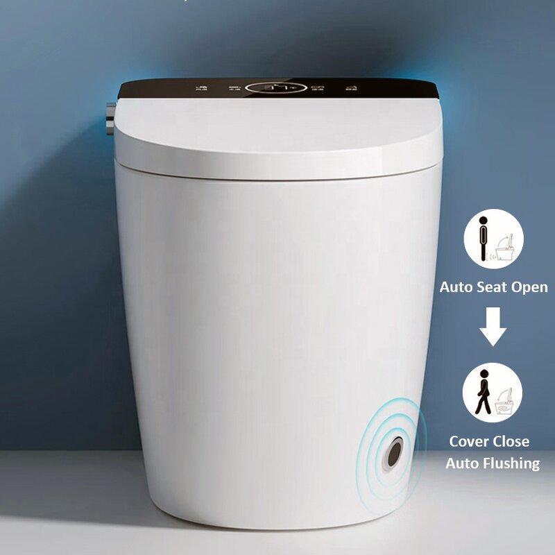 Smart Toilet Manufacturer - Hot Selling Luxury Intelligent Commode Electronic Floor Mounted Bathroom With Water Tank