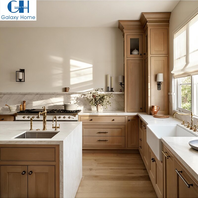 Kitchen Island Cabinet Manufacturer - Complete Customized Factory Modular Wooden Walnut Stand China Modern