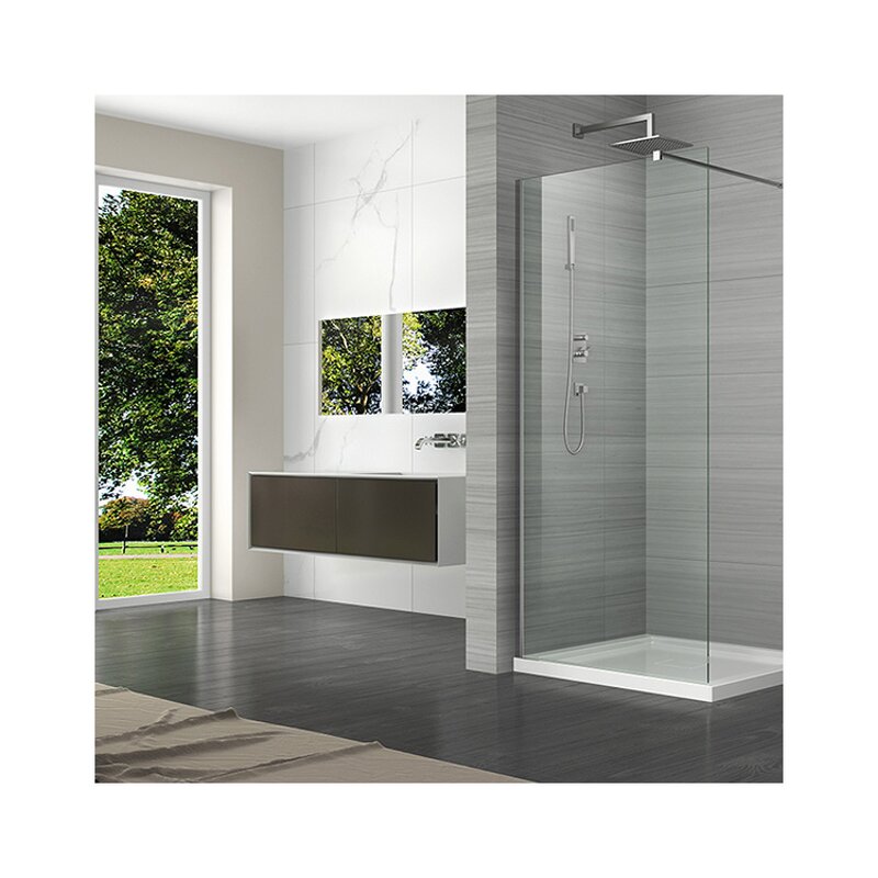 Bathroom Shower Manufacturer - American Luxurious Good Quality Stainless Steel Frame Sliding Tempered Bath Room