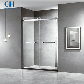 Shower Enclosure Manufacturer - Toilet Two Sliding Door Custom Frameless Glass Bathroom Shower Room