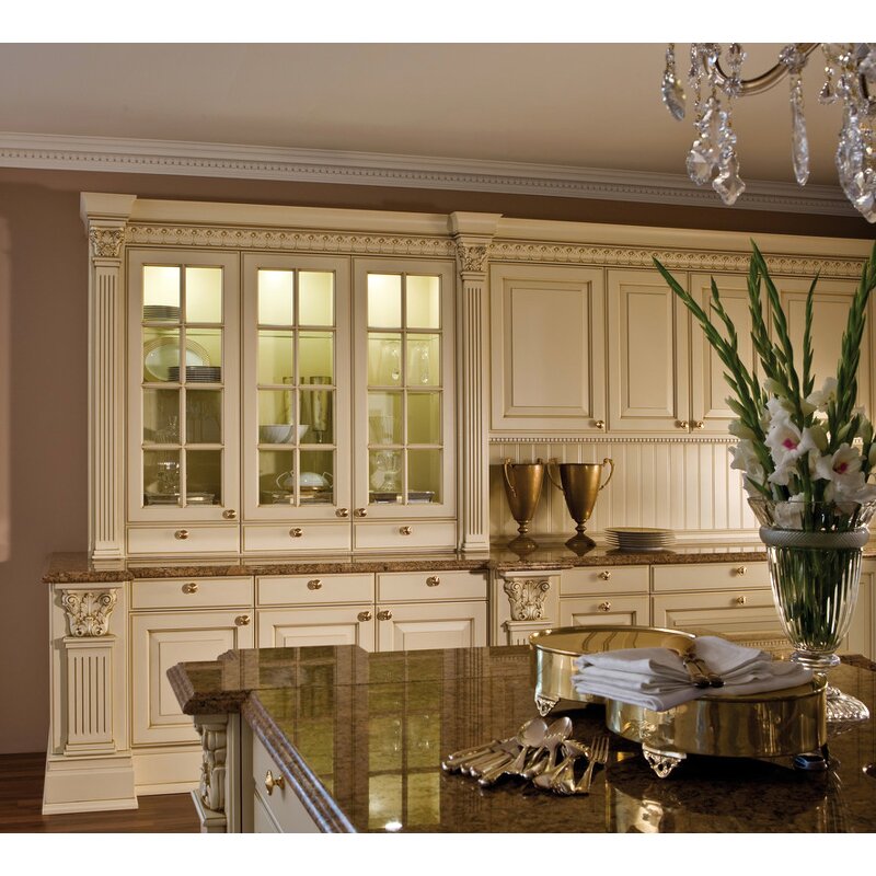 Kitchen Cabinets Manufacturer - China Furniture Raised Door Design Ready to Assembled Complete Set Solid Wood Luxury Modular