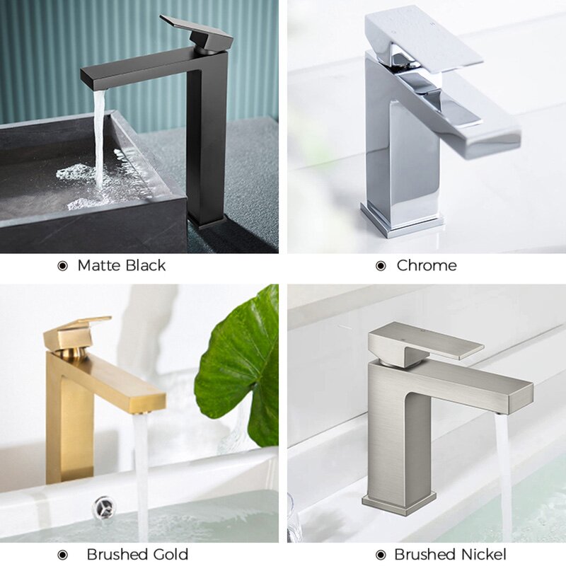 Vessel Sink Faucet Manufacturer - Brushed Gold Single Handle Lava Odoro Brass Single Hole Tall Bowl Sink