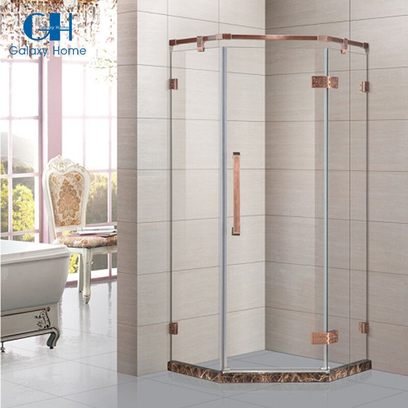 Shower Cubicles Manufacturer - Family Use Sliding Toughened Glass Bathroom Luxury 8mm Dry Wet Separation Room