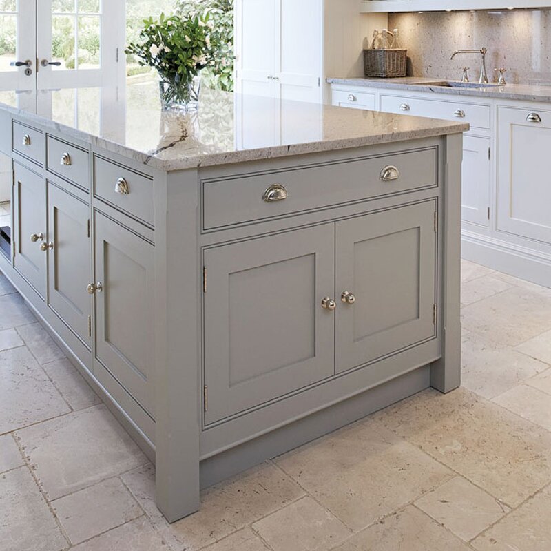 Kitchen Island Manufacturer - Antique With Stove and Carts Design Solid Wood