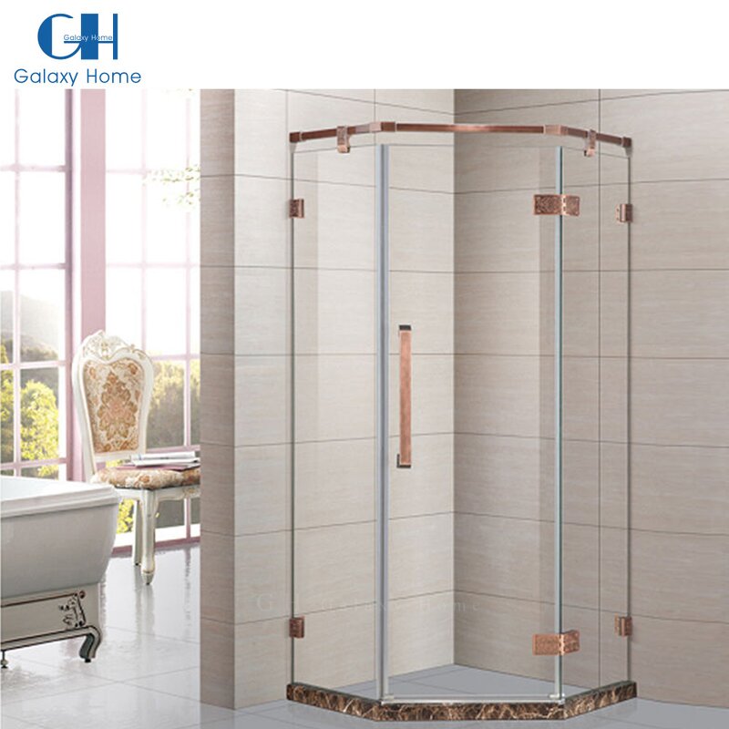 Shower Cubicles Manufacturer - Family Use Sliding Toughened Glass Bathroom Luxury 8mm Dry Wet Separation Room