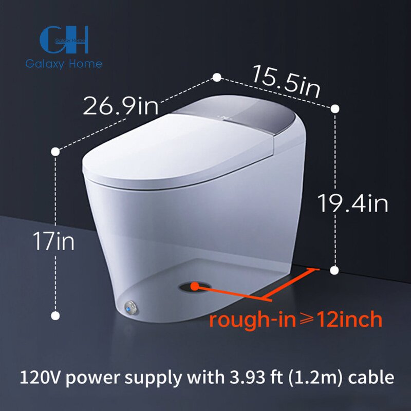 Smart Toilet Manufacturer - Bidet Heated Seat Off-seat Auto Flush Foot Kick Flush Warm Wash Chair Height