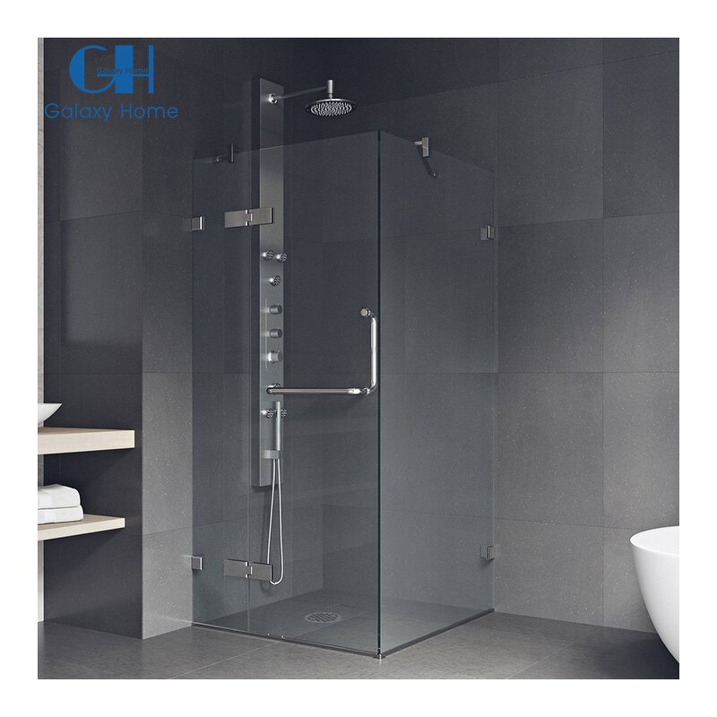 Steam Shower Room Manufacturer - Modern Simple Design Sliding Glass Rectangular for Hotels with Hinge Open Style for Dealers