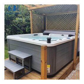 Walk-in Tub Manufacturer - 2025 Portable Oval Shower Combination Economical Modern Family Spa Whirlpool Massage Jets for Garden