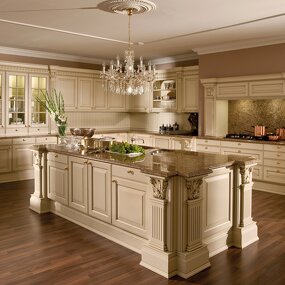 Kitchen Cabinets Manufacturer - China Furniture Raised Door Design Ready to Assembled Complete Set Solid Wood Luxury Modular