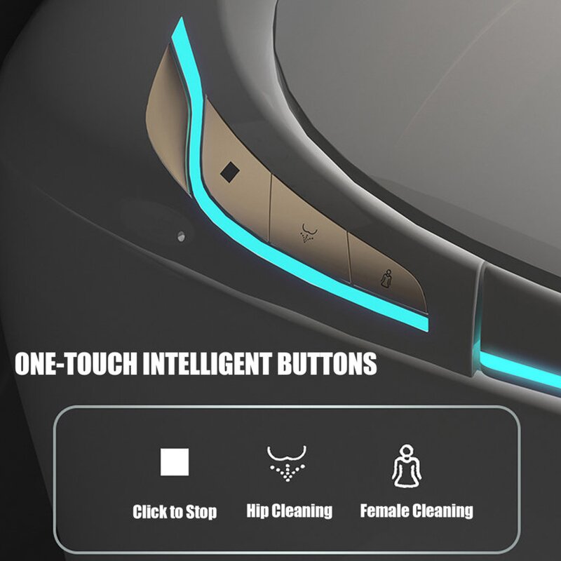 Smart Toilet Manufacturer - 1.31 Gallons Per Minute GPF Elongated Floor Mounted Bidet With Water Tank