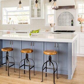 Kitchen Island Manufacturer - Antique With Stove and Carts Design Solid Wood