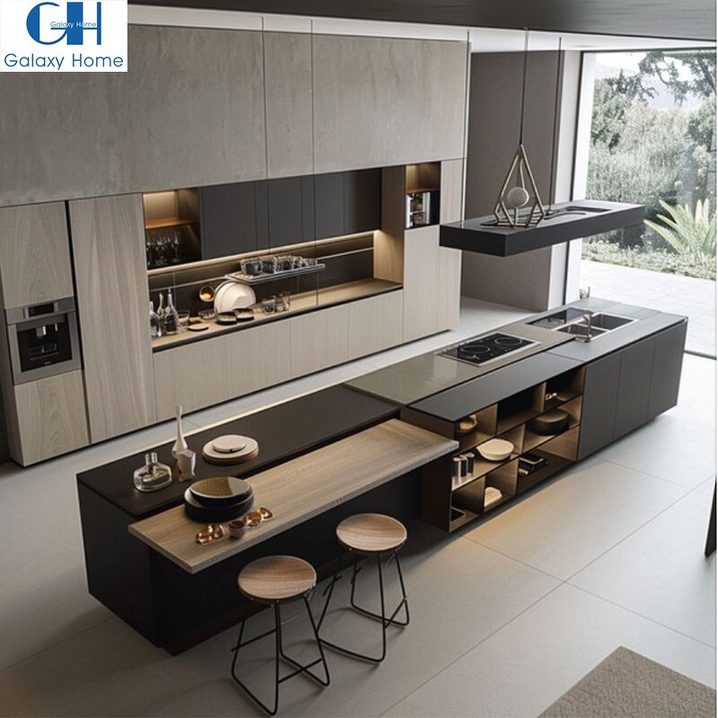 Kitchen Cabinet Manufacturer - RTA Modular Design Solid Wood Modern Style Sets