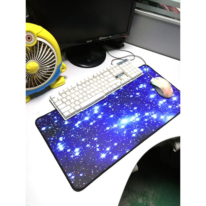 Computer Desk Mat Manufacturer - Large Rubber Gaming Gamer Carpet with Big Mouse Pad Waterproof PC Keyboard Tray