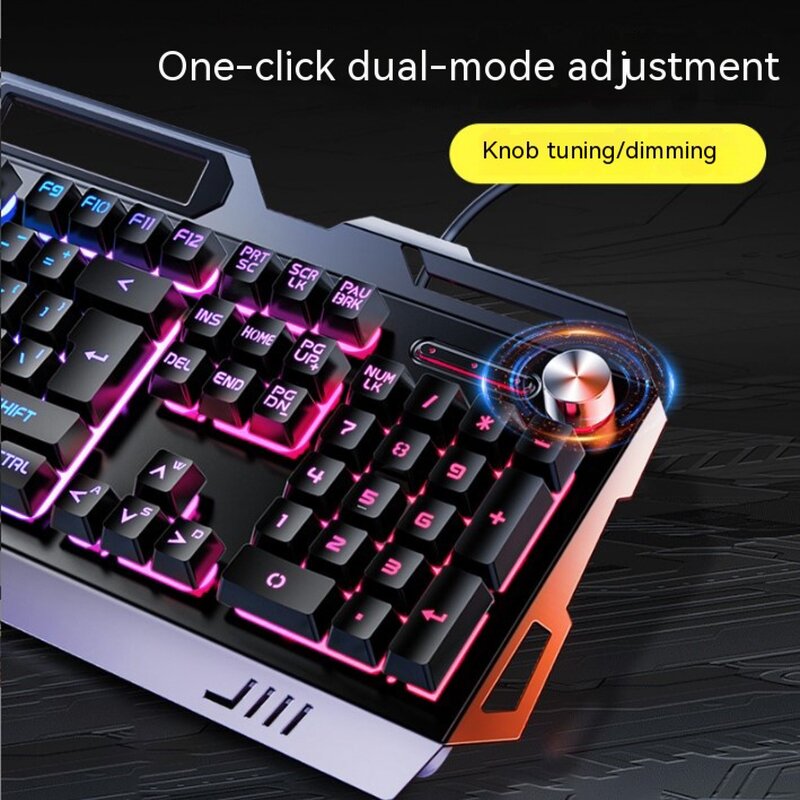 Gaming Mouse and Keyboard Manufacturer - Mouse Pad 3200dpi USB Wired Backlight Mechanical Feel Metal Keyboard Earphone Headphone