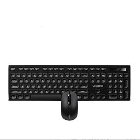 Wireless Mouse Set Manufacturer - 2.4G RGB Waterproof Ultrathin Slim Design Chocolate Silhouette Office Ready Stock