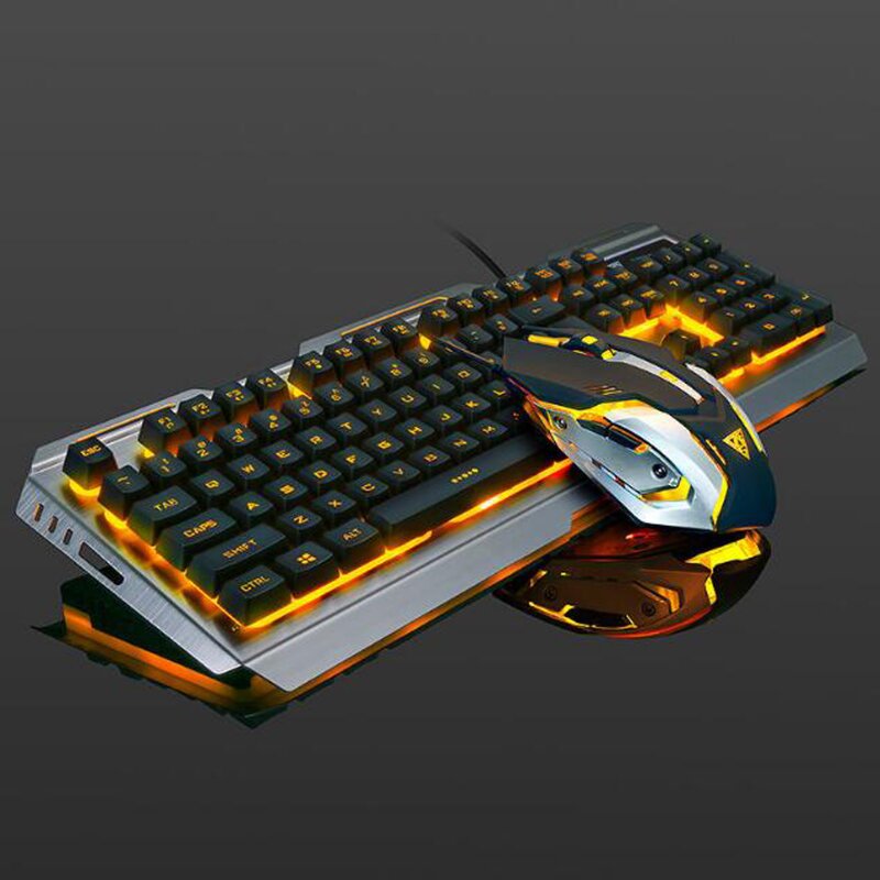 Gaming Keyboard Mouse Combos Manufacturer - 3200DPI Waterproof Wired RGB Backlight USB Interface Desktop Product with 12 Months Warranty