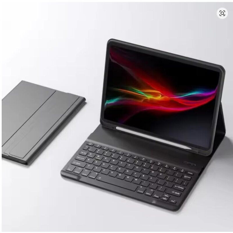 Keyboard Cover Manufacturer - USB Wireless BT Protective Leather Shell Tablet Case for Samsung Galaxy Tab S10 FE 10.9inch