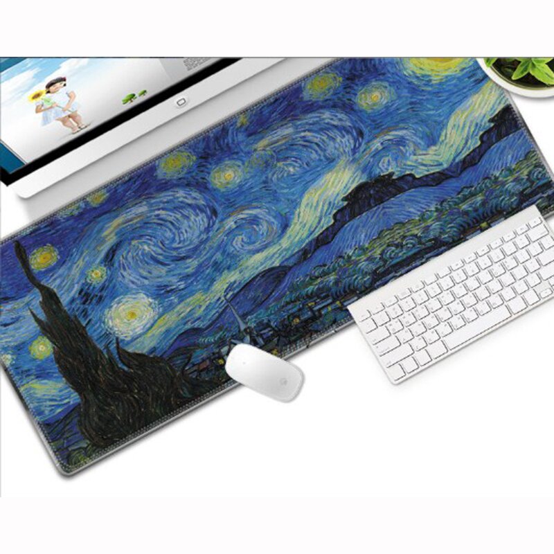Computer Desk Mat Manufacturer - Large Rubber Gaming Gamer Carpet with Big Mouse Pad Waterproof PC Keyboard Tray