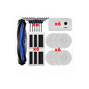 Robot Vacuum Accessories Manufacturer - Compatible Replacement Part for Ecovacs Debot N30 Omni/N30 Pro Omni Manual Plastic Main Side Brush HEPA Household