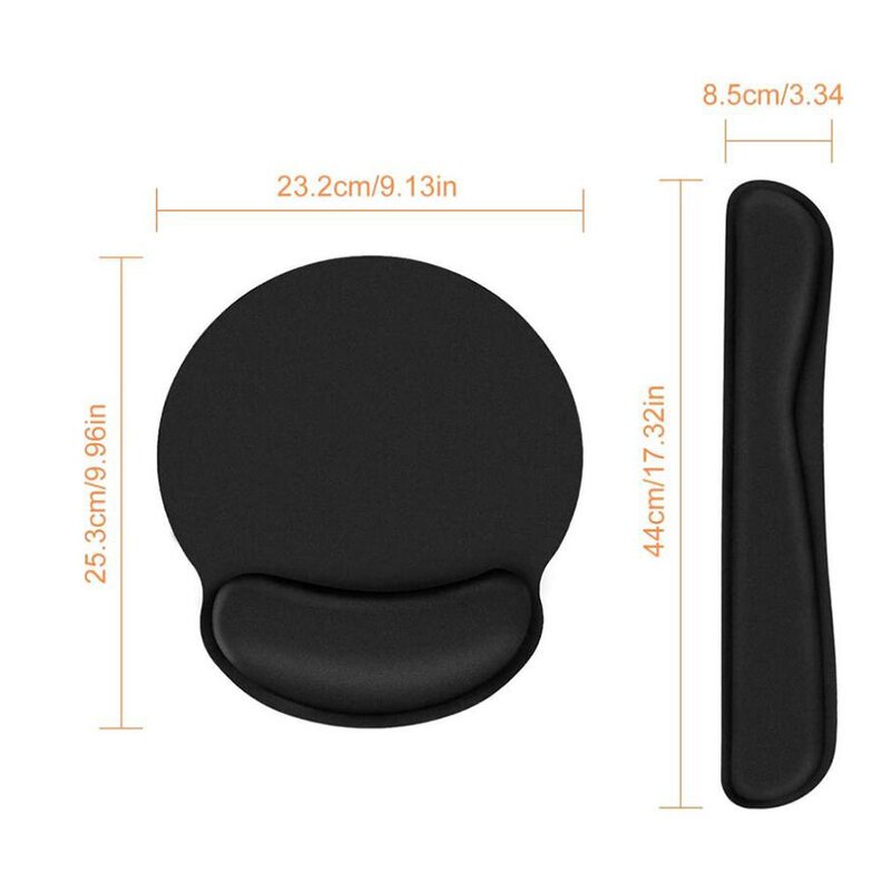 Gaming Keyboard Mousepad Set Manufacturer - PC Gamer Office with Memory Foam Wrist Rest Superfine Fibre Durable Comfortable Waterproof