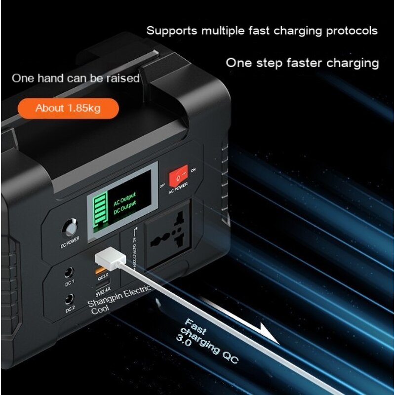 Energy Storage Power Supply Manufacturer - Outdoor Emergency AC 200W 65W 40000mah Super Capacitor Laptop Portable 12v for Router