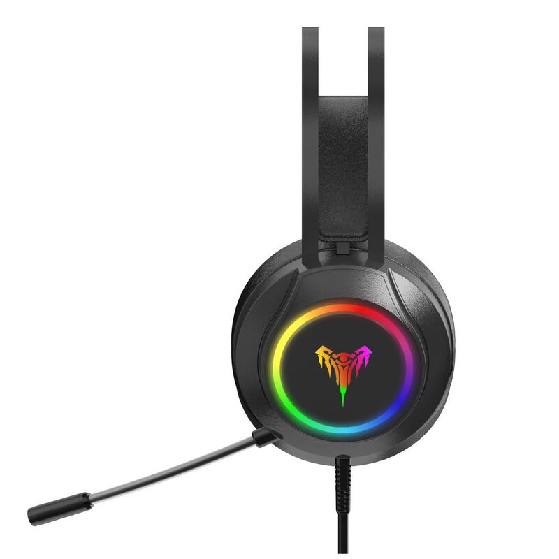 Gaming Earphones Headsets Manufacturer - RGB USB Wired Dynamic Vocalism Principle Compatible with PC Laptop